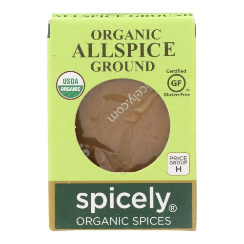 Spicely Organics - Organic Allspice - Ground - Case Of 6 - 0.45 Oz.